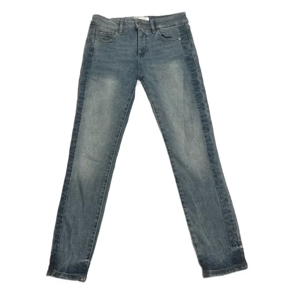 DL1961 Florence Instasculpt Cropped Belmont Blue Jeans Size 24 - Picture 1 of 9
